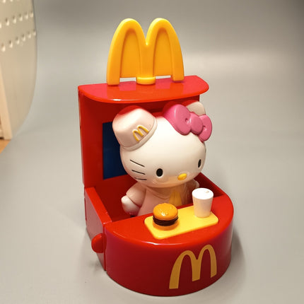 Sanrio Hello Kitty McDonald's Counter Crew 4.5" Figure (2003, Pre-Owned)