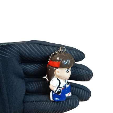 SNK Art of Fighting NeoGeo Kasumi Todo – 2" Keychain (Vintage 90s, Pre-Owned)