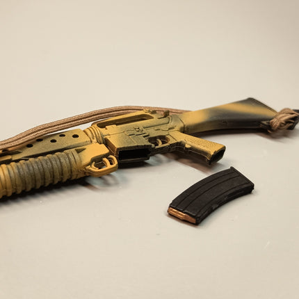 1/6 CAMO M16 ASSAULT RIFLE Gun Weapon for 12" Figure Military Toy Model Gear