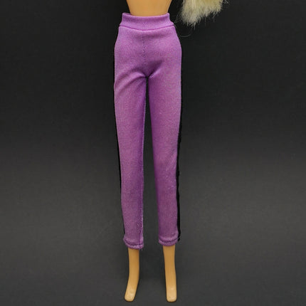 1/6 Scale Purple Legging Gym Pants – Retro Style for 11" Doll (Pre-Owned)