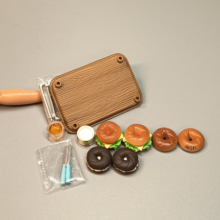 MegaHouse Kongari Bakery #5 Bagel Sandwiches with Spread – Miniature (Pre-Owned)