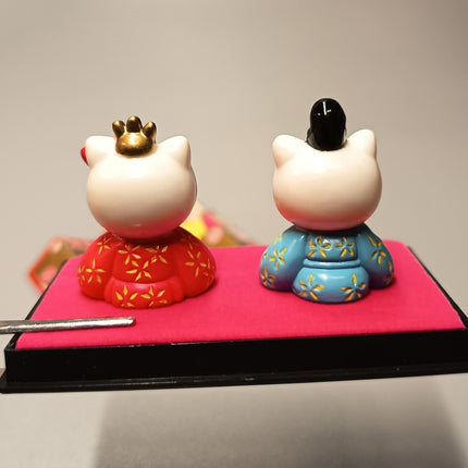 Sanrio Hello Kitty & Dear Daniel Hina Doll Set – 1" Girl’s Day (Pre-Owned)