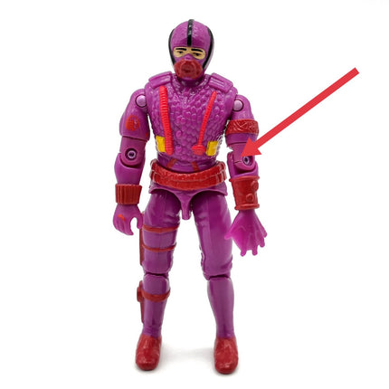 Vintage GI Joe 1988 Hydro Viper V1 – 3.75" Action Figure (Hasbro, Pre-Owned)