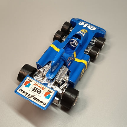 Vintage Champion Racer Tyrell P34 Blue – Plastic Friction Toy Car (Pre-Owned)