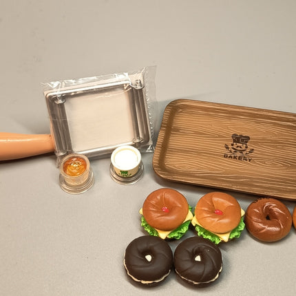 MegaHouse Kongari Bakery #5 Bagel Sandwiches with Spread – Miniature (Pre-Owned)