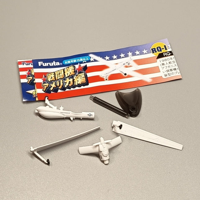 Furuta Miniature Military Aircraft RQ-1 PREDATOR Unmanned USAF Mini Plane Model