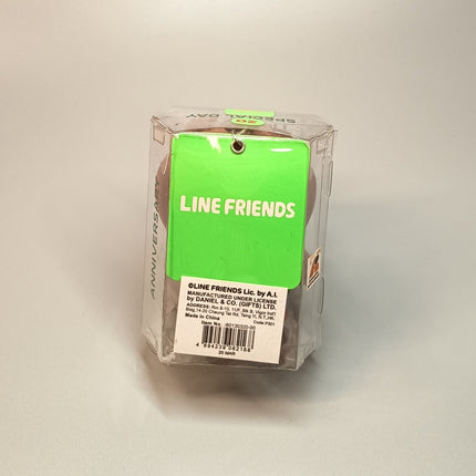 Line Friends Brown 4" Birthday Plush Keychain – 30 March (With Tag)