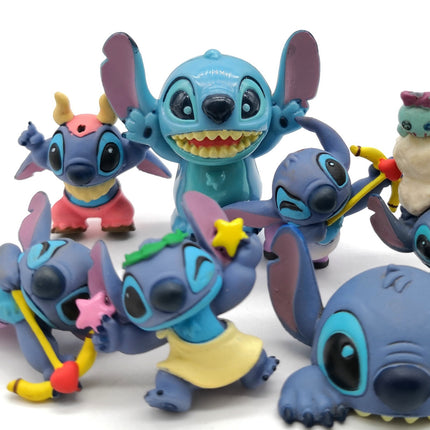 Stitch Zodiac 1" Mini Figures – Lilo & Stitch Lot of 7 (Pre-Owned)