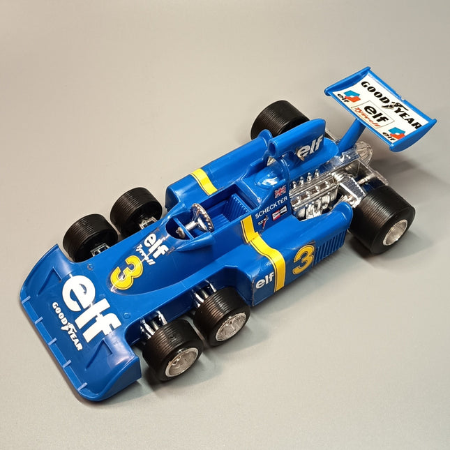 Vintage Champion Racer Tyrell P34 Blue – Plastic Friction Toy Car (Pre-Owned)