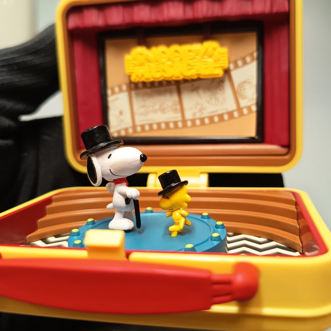 Re-Ment Snoopy Lunchbox Museum Musical with Woodstock – 4" Figure (Pre-Owned)