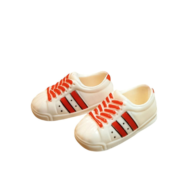1/6 Scale Male White Stripe Sneaker Shoe – for Ken & Fresh Squad (Pre-Owned)