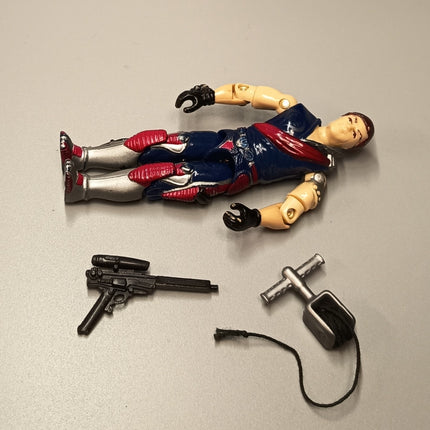 GI Joe 1985 Xamot w Sky Hook & Gun V1 – 3.75" Figure (Hasbro ARAH, Pre-Owned)