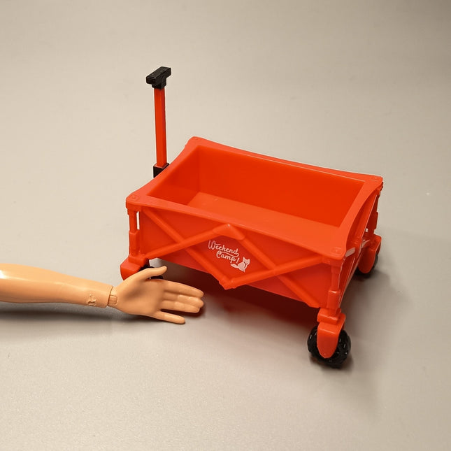 Re-Ment Miniature Red Camping Wagon – Weekend Camp Series (Pre-Owned)
