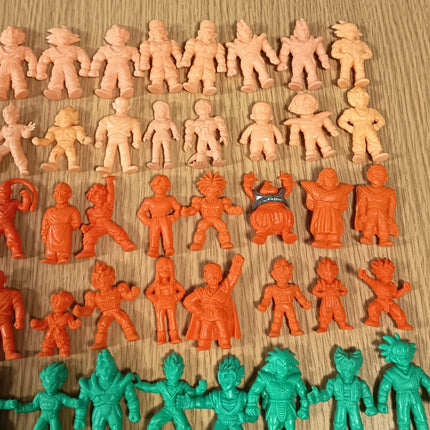 Dragon Ball Keshi Eraser Figure Lot of 55 Bandai Vintage Japan Majin Buu Tao Pai