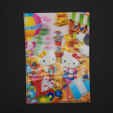Sanrio Hello Kitty Toy Shop 3D Cover 9" Mini Folder – Stationery (2004, Pre-Owned)