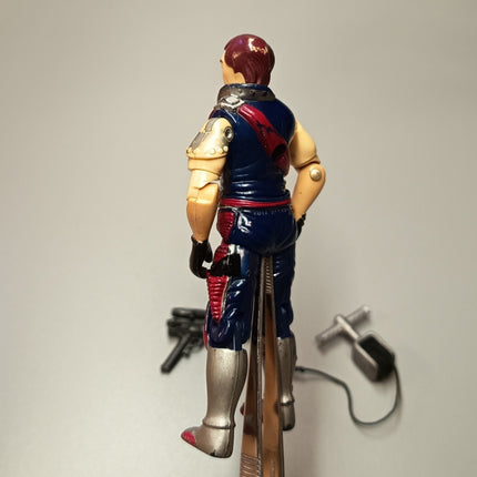 GI Joe 1985 Xamot w Sky Hook & Gun V1 – 3.75" Figure (Hasbro ARAH, Pre-Owned)