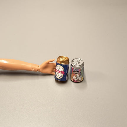 Re-Ment Miniature Ale Soda Cans – Lot of 2 Drinks (Pre-Owned)