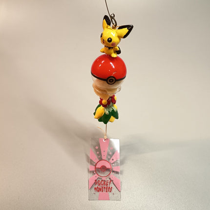 Pokemon Pichu & Bellossom Wind Chime – Hanging Decor (Banpresto, Pre-Owned)