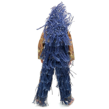1/6 Scale Outdoor Blue Ghillie Suit with Hat – Rare Outfit (Pre-Owned)