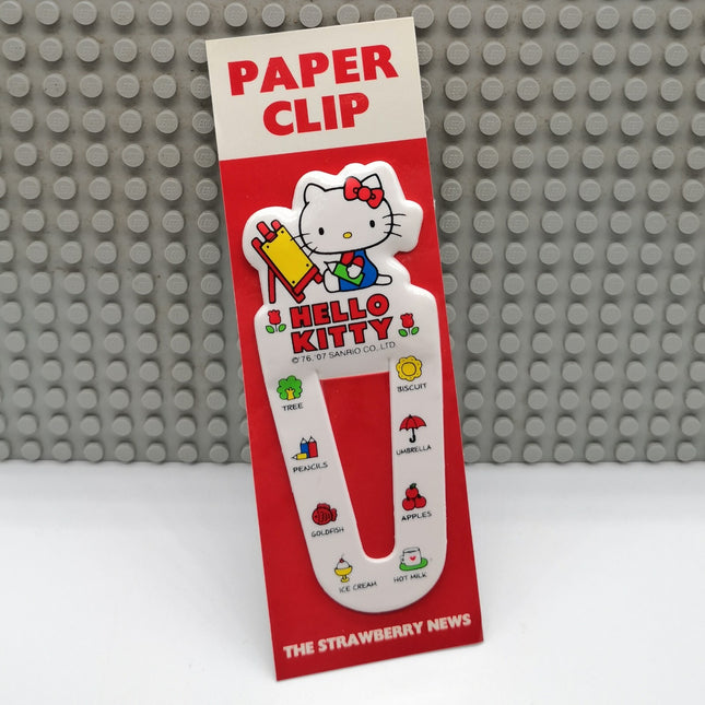 Sanrio Hello Kitty 3.5" Puffy Paperclip – Stationery (2007, Japan Exclusive, Pre-Owned)