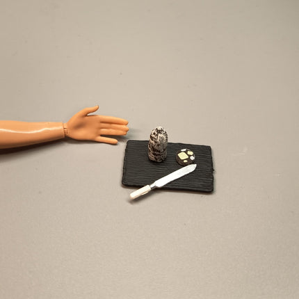 Re-Ment Miniature Chocolate Roll with Board & Knife – Meiji Sweets (Pre-Owned)