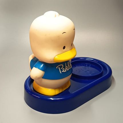 Vintage Sanrio Pekkle Duck Coin Bank – 6" Blue Plastic (90s, Rare) (Pre-Owned)