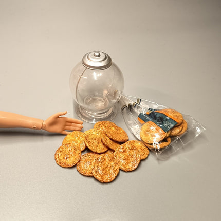 Re-Ment 3 O'Clock Snack Rice Cracker with Jar – 2004 Miniature Food (Pre-Owned)