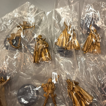 Bandai Saint Seiya Miniature Lot of 13 Bottle Cap Bronze Figure ATHENA 12 ZODIAC