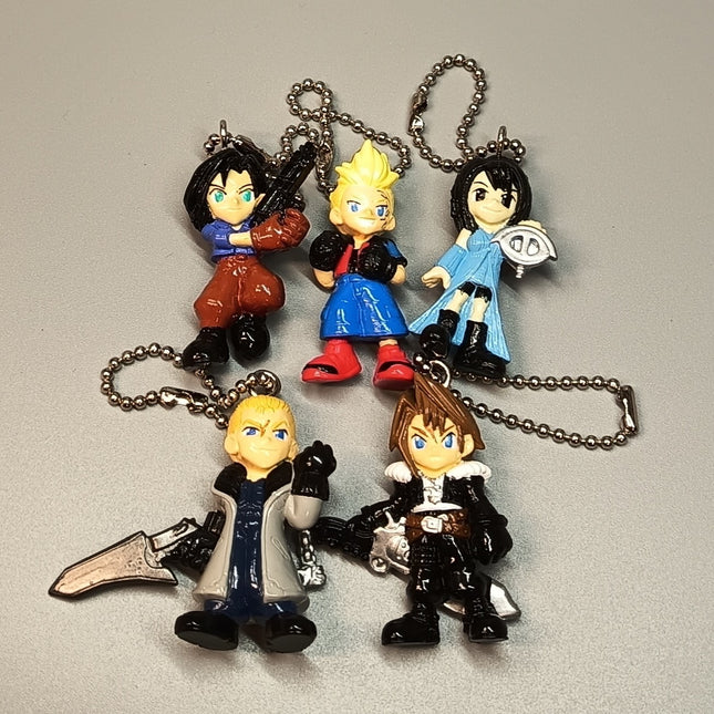 Final Fantasy VIII FF8 Chibi Figure KEYCHAIN Lot of 5 Bandai Rinoa Zell Dincht