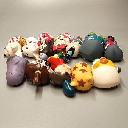 OJARUMARU Lot of 12 FINGER PUPPET 1.5" Mini Figure Anime Toy Collectible Rare