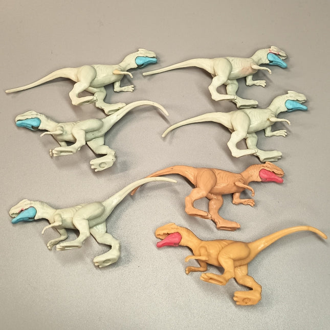 Jurassic World CARNOTAURUS ALLOSAURUS MINI Figure PROTOTYPE Blind Bag Lot of 7