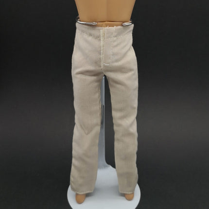 1/6 Scale Male Beige Casual Linen Pants Trouser – for 12" Figure (Pre-Owned)