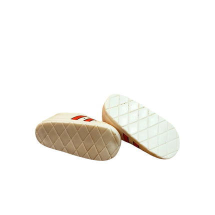 1/6 Scale Male White Stripe Sneaker Shoe – for Ken & Fresh Squad (Pre-Owned)