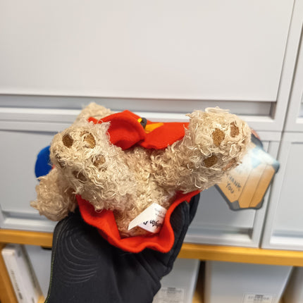 Paddington Bear 9" Plush Red Coat & Blue Hat – With Tag (Pre-Owned)