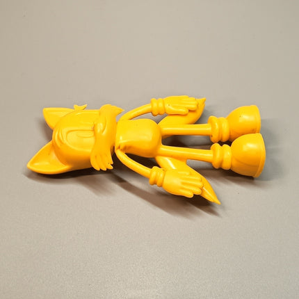 Sonic the Hedgehog TAILS Unpainted Prototype 4.5" Figure Bend-Ems Bendable Toy