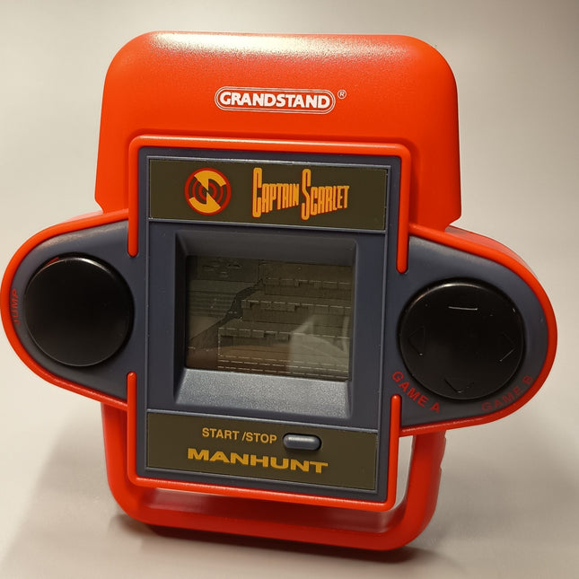 Grandstand 1992 CAPTAIN SCARLET MANHUNT Red Handheld Retro Game Toy TESTED WORK