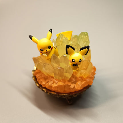 Re-ment Pokemon Gemstone Collection Pikachu Pichu 2.5" Figurine – (Pre-Owned)