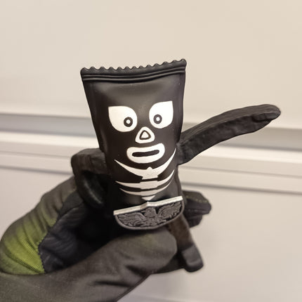 Untitled Fiction FUNNY COMBATMAN 5.5" Figure Vinyl DESIGNER TOY Hong Kong LE