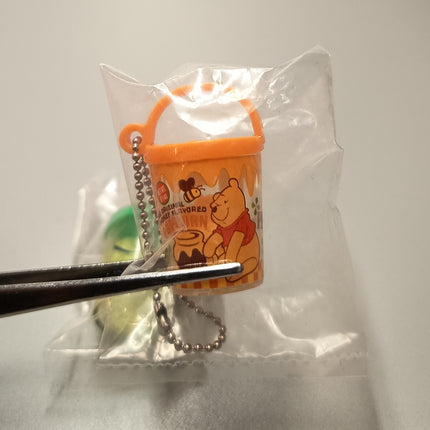 Disney Winnie the Pooh & Tinkerbell – Popcorn Bucket Keychain (Pre-Owned)