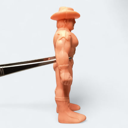 Kinnikuman TERRYMAN Cowboy Hat 3.5" Figure Keshi Muscle Rubber Toy Japan Rare