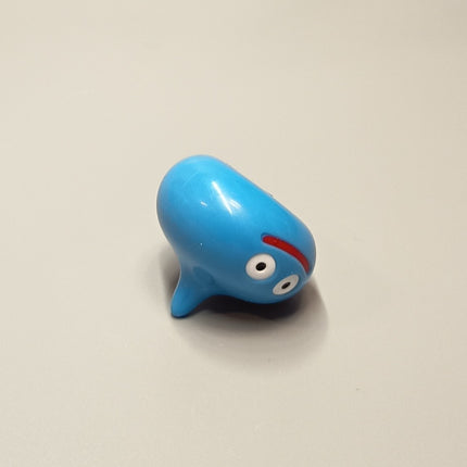 Square Enix Dragon Quest BLUE SLIME GLITTER & BLUE 1" Mini Figure Lot of 2
