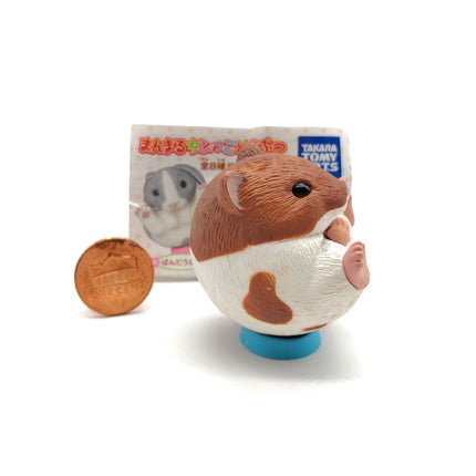 Brown Wobbly Hamster 1.5" Mini Figure – Takara Tomy (Pre-Owned)