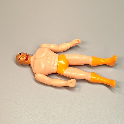 TIGER MASK GOLDEN MASK 5" Mini Figure VINYL Wrestling Anime Toy Sofubi TOMY