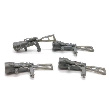 GI Joe Dr. Mindbender V3 Gray Scanner Gun – Weapon Lot of 4 (Hasbro 2002, Pre-Owned)