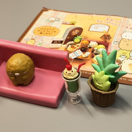 Re-Ment Sumikko Gurashi Restaurant Cafe #4 Tonkatsu with Sofa (Pre-Owned)
