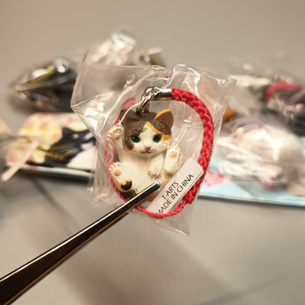 Miniature Adorable Kitty Cat Figures Lot of 8 – Keychain Dollhouse Toys (Pre-Owned)