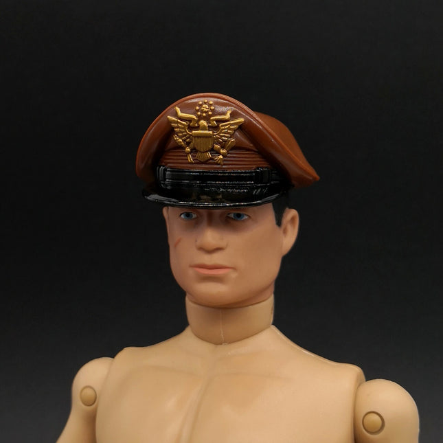 1/6 Scale US Military Visor Crusher Cap Hat Brown – for 12" Figure (Pre-Owned)