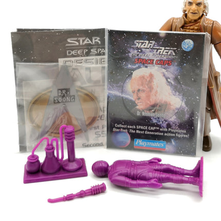 Star Trek The Next Generation TNG DR SOONG 4.5" Figure Accessories SPACE CAPS