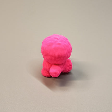 Mogol Mutant PINK JR Neon Pink Flocked 1.5" Mini Figure Weird Toy Japan Fujisaki
