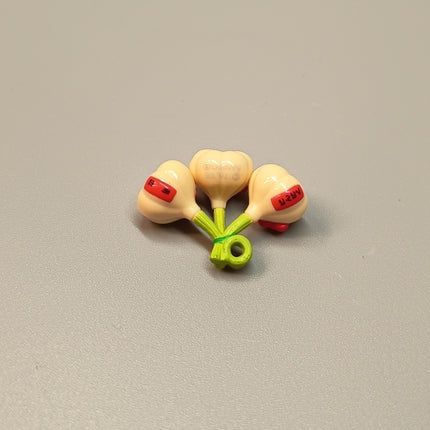 Sanrio Hello Kitty as Garlic Mascot – 1" Keychain (2006) (Pre-Owned)